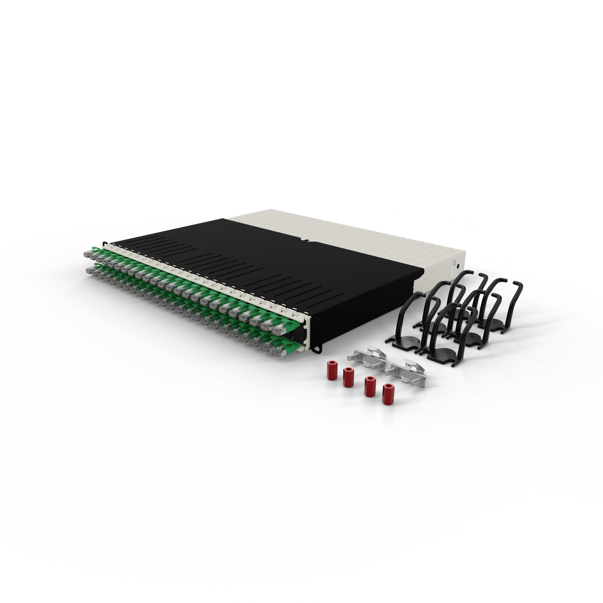 Patchbox PONEX8STPGR patchbox.one / 8RU / STP / Green